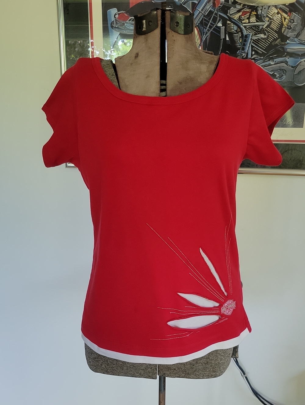 Harley-Davidson Top Large Red